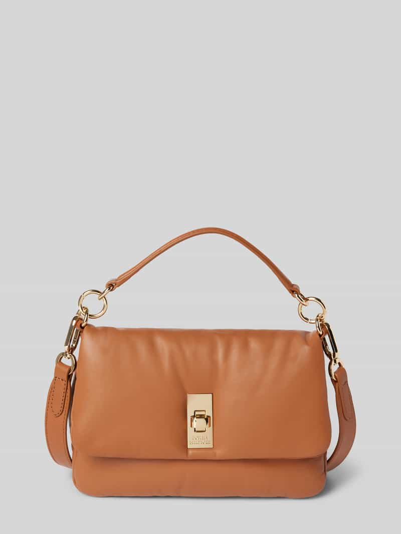 Tommy Hilfiger Crossbodytas van schapennappa met labeldetail