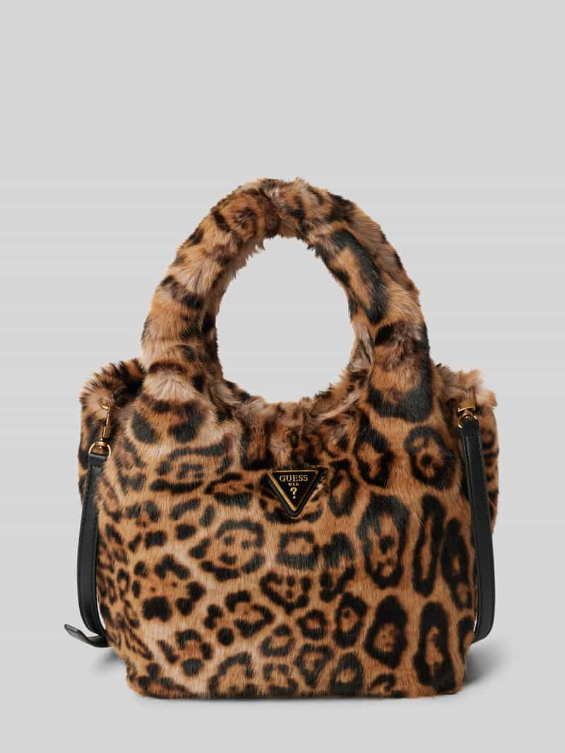 Guess Tote bag met imitatiebont, model 'SAMIA'