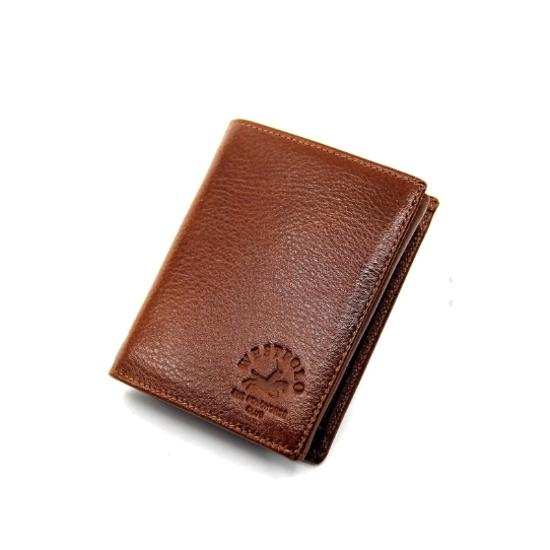 Wallets&Shoes Erkek Taba Bozuk Para Bölmeli Hakiki Deri Cüzdan Lüx