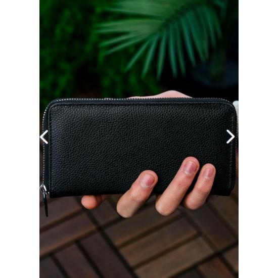 Wallets&Shoes Telefon Bölmeli Unisex Deri Portföy Kartlık Uzun Cüzdan