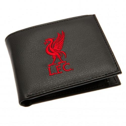 Liverpool FC geborduurde portemonnee One Size zwart/rood