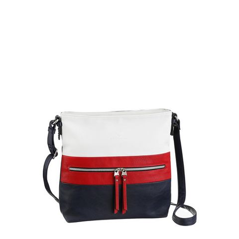 Tom Tailor Schoudertas ELLEN Cross bag L in chic kleurverloop