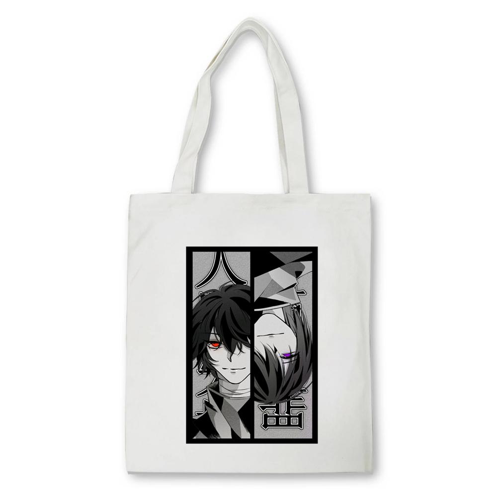 Aidegou20 Chuuya Nakahara Bungou Zwerfhonden Anime Handtassen Schoudertassen Casual Shopping Meisjes Handtas Vrouwen Canvas Tas Bolsas 24*26cm