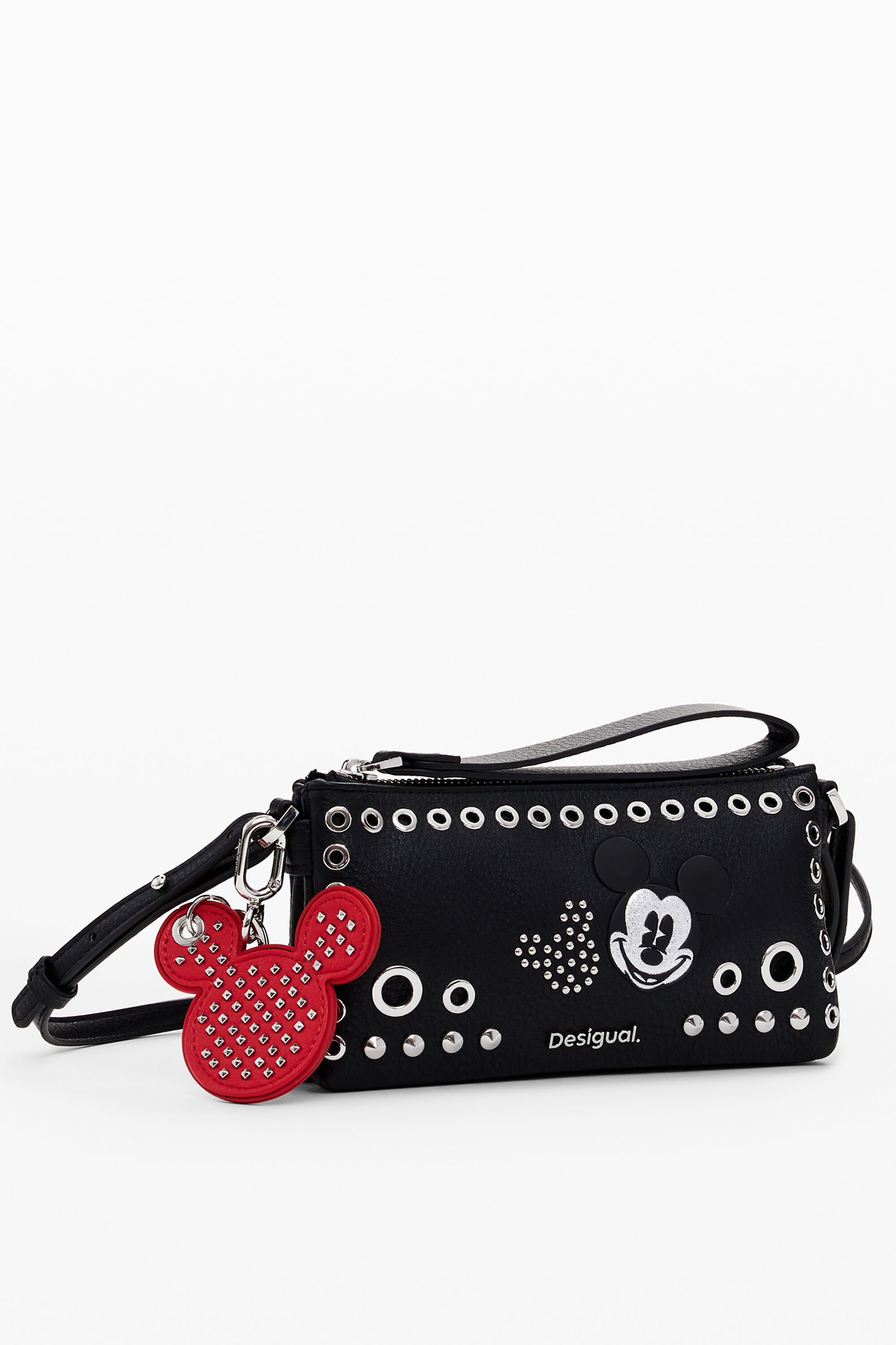 Desigual Mickey Mouse™ portemonnee met studs - BLACK