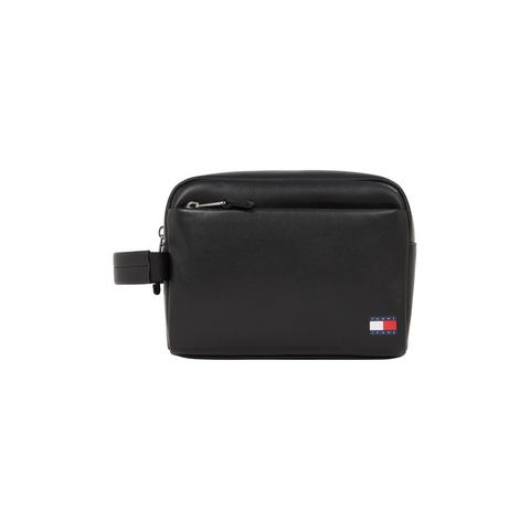 TOMMY JEANS Toilettas TJM HERITAGE LEATHER WASHBAG