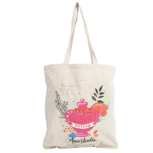 Harry Potter Love Potion Canvas Tote Bag One Size crème/roze