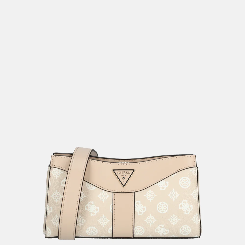 Guess Dorys crossbody tas sand logo