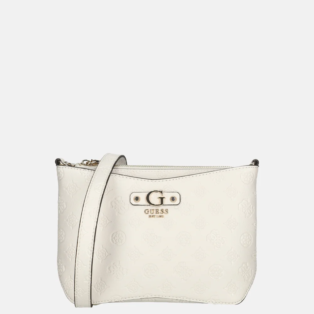 Guess Gerty crossbody tas off white