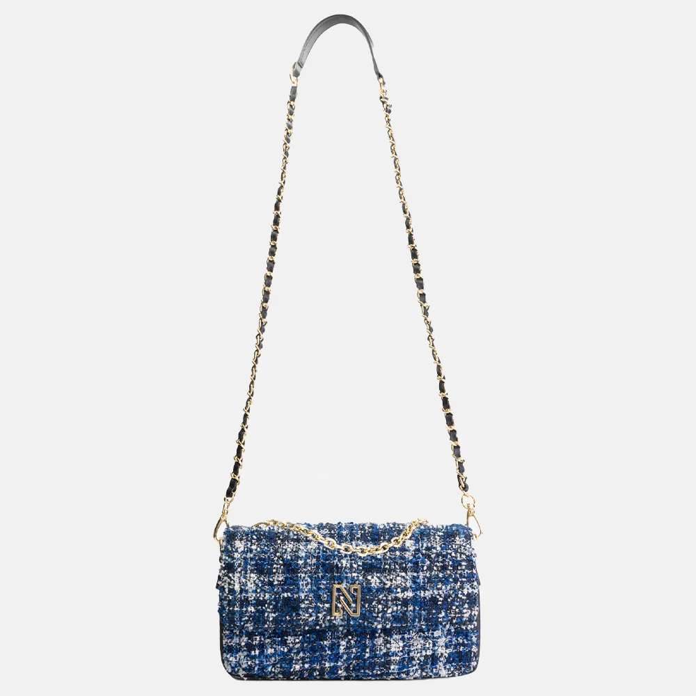 Nikkie Boucle Berkely schoudertas cornflower