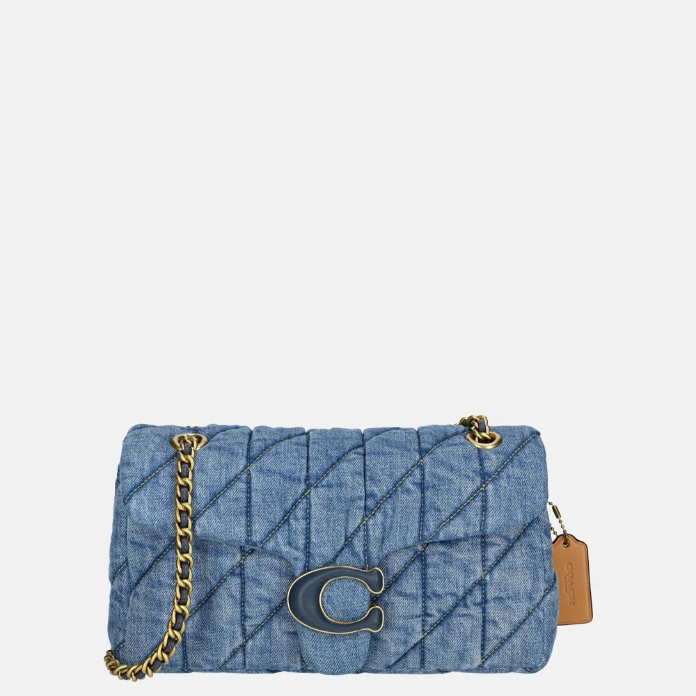 Coach Tabby Quilted schoudertas 26' denim indigo