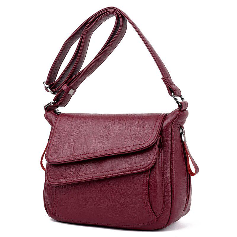 LEOICC 2022 Zomer Nieuwe Zacht Leer Luxe Vrouwen Handtas Crossbody Tas Dames Mode All-Match Grote Capaciteit Een-schouder Messenger Bag 27x14x22cm wit