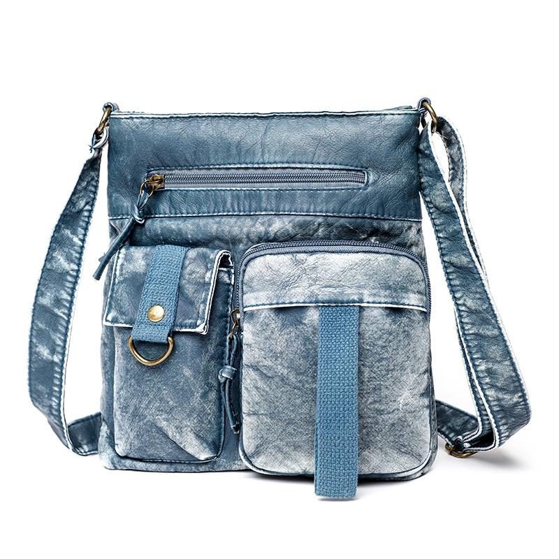 JINBAOSEN BAG Damestas 2023 Trend Nieuwe Mode Schoudertas Pu Zacht Leer Crossbody Tas Multi-zakken Sac A Main femme Bolsos bruin