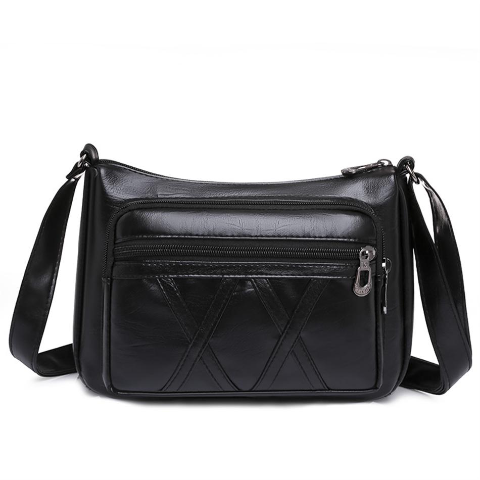 JINBAOSEN BAG Hoge Kwaliteit Pu Leer Luxe Portemonnees En Handtassen Dames Schouder Tas Vrouwelijke Samll Crossbody Tassen Voor Vrouwen 2022 Sa zwart