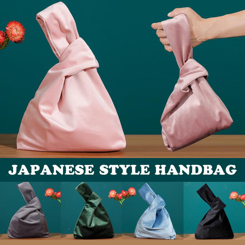 High quality bags Dameshandtassen Herfst Winter Retro Fluwelen Bar Knoop Polstas Japanse stijl Eenvoudige draagtas Portemonnees Telefoonsleutelzakje One Size