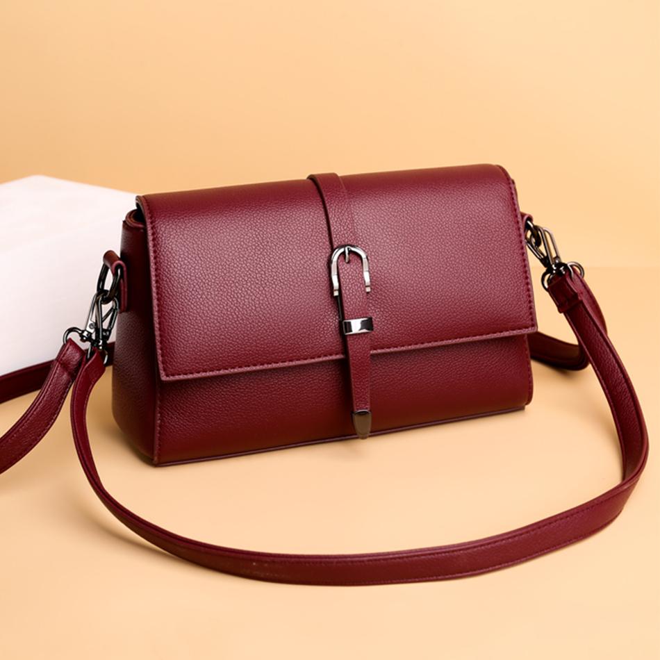 Your favorite bag Hoge Kwaliteit Lederen Dames Handtassen Portemonnees 2022 Trend Vrouwen Schoudertas Luxe Crossbody Tassen Voor Vrouwelijke High-End Draagtas sac rood