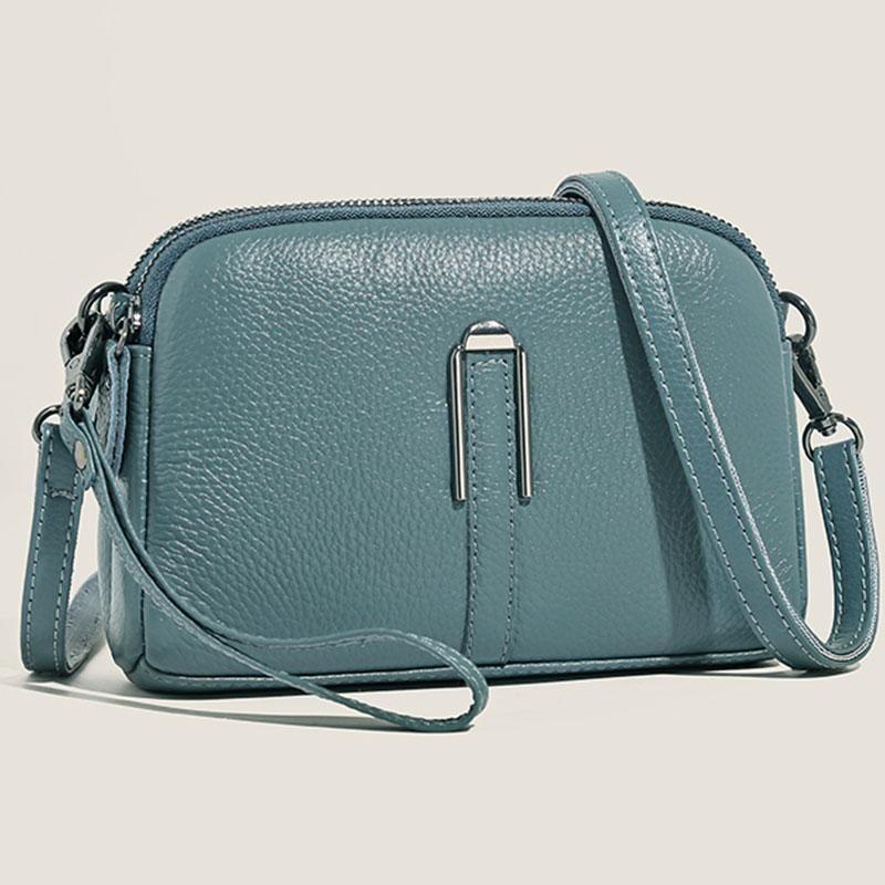 Your favorite bag Echt Lederen Tas Luxe Dames Handtassen Tas Voor Vrouw 2022 Vrouwelijke Clutch Telefoon Tassen Schoudertas Crossbody Messenger Pack 19cm6cm13cm zwart