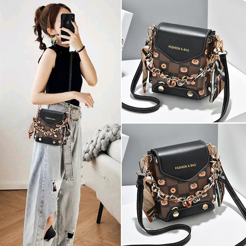 Tringa Kleine Crossbody PU lederen tassen portemonnees voor vrouwen, Crossbody handtassen mobiele telefoon portemonnee reistas, schoudertas groen