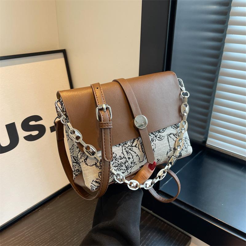 Your favorite bag 2023 nieuwe design tas tas cross-body tas dames zomer mode luxe gevoel licht luxe zadeltas mode okseltas trendy tas zwart