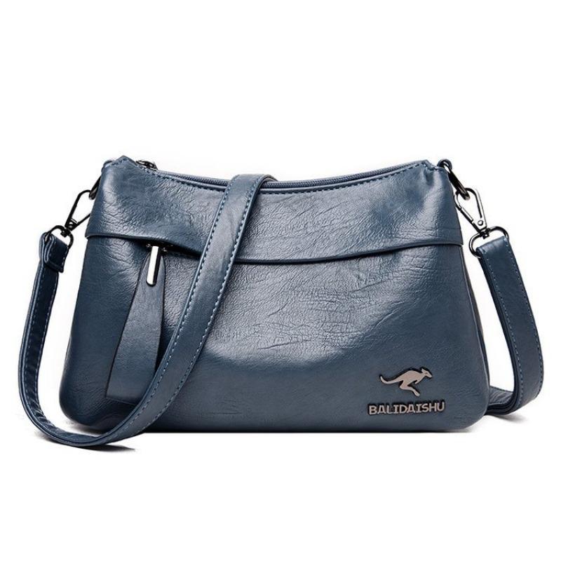 Your favorite bag Luxe Designer Zachte Lederen Schoudertas Crossbody Tassen Voor Vrouwen 2023 Kleine Handtassen En Portemonnees Hoge Kwaliteit Vrouwelijke Messenger Bag zwart