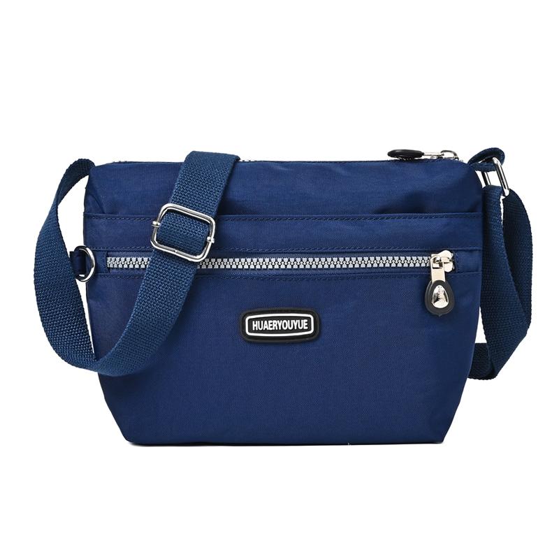 Your favorite bag Mode Dames Messenger Bag Nylon Oxford Waterdicht Schouderpakket Tote Portemonnee Casual Reizen Crossbody Tas bolsa feminina blauw