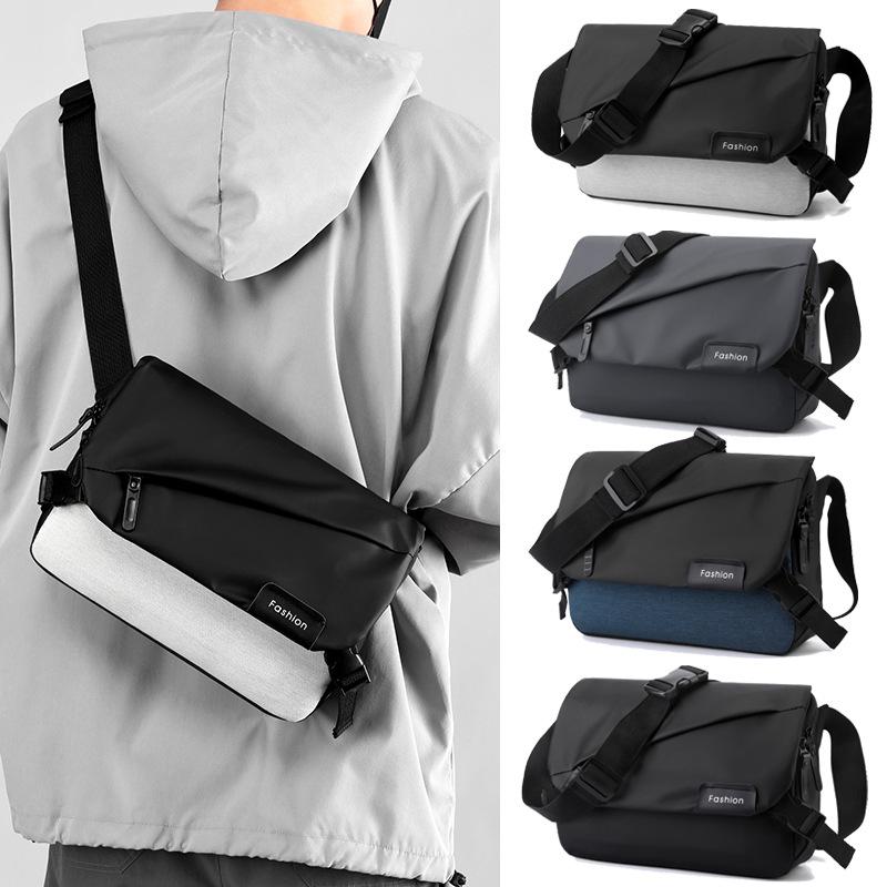 MOJOTO Oxford Handtassen Schoudertas Crossbodytassen met grote capaciteit voor tiener Messenger Bag Student Schooltassen donkergrijze kleur