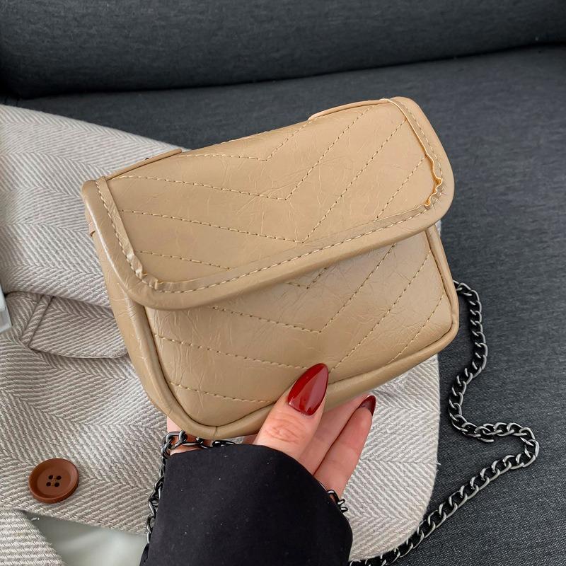 JINBAOSEN BAG Populaire okseltas Chain Bar Damestas 2024 Nieuwe Koreaanse versie Retro Kleine schoudertas Veelzijdig en elegant Netwerk Rode Crossbody