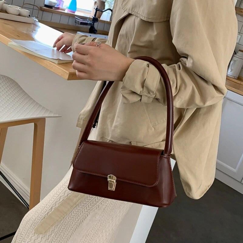 Enjoytime H Crossbodytassen voor vrouwen Modeontwerp Okselvrouw Schoudertas Vrouwelijke handtas en portemonnees Effen kleur zwart