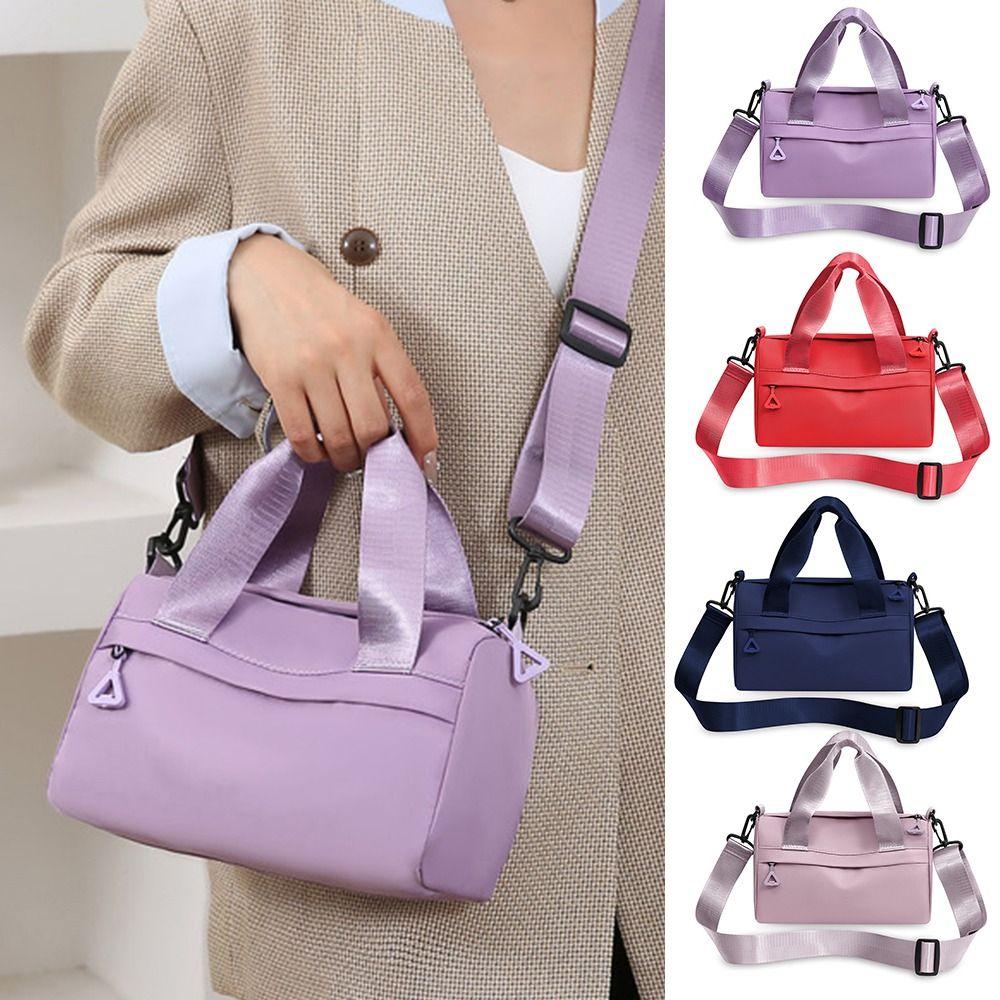 Guizilai Oxford Cloth 2 in 1 Shoulder Bag Multi-Purpose Multi-Zipper Cloth Bag New Crossbody zwart