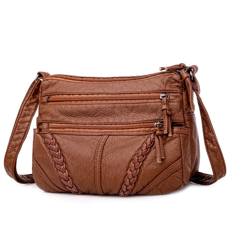 Your favorite bag Nieuwe Mode Zachte PU Lederen Tassen Vrouwen Schoudertassen Luxe Handtassen Vrouwen Tas Designer Crossbody Tassen voor Vrouwen Casual Messenger Bag zwart