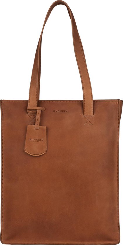 Burkely Michelle Dames Shopper - 13,3 inch Laptoptas - Cognac