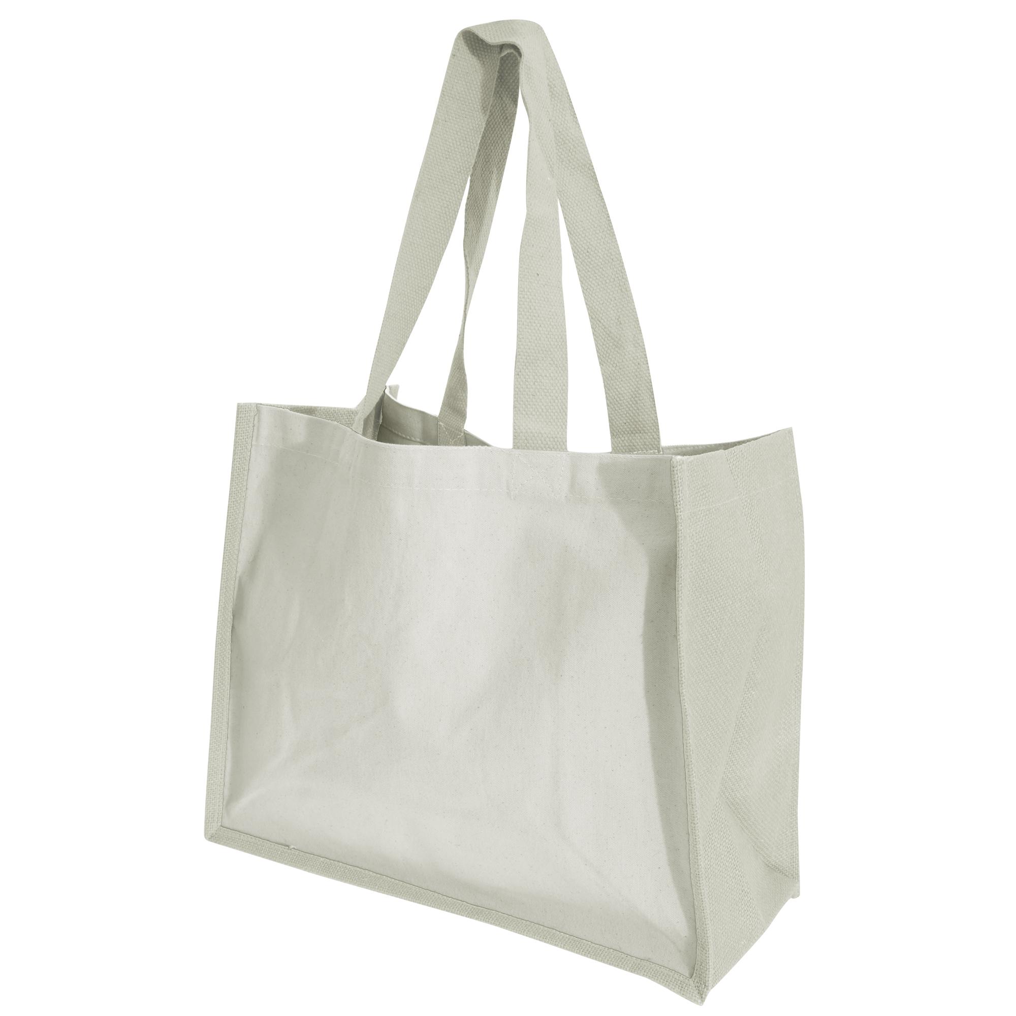 Westford Mill Printers jute cot shopper bag (21 liter)