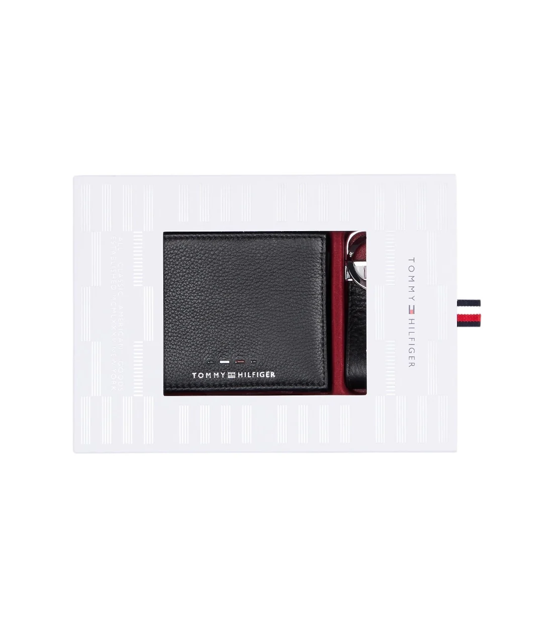 Tommy Hilfiger Premium cadeauset met leren portemonnee