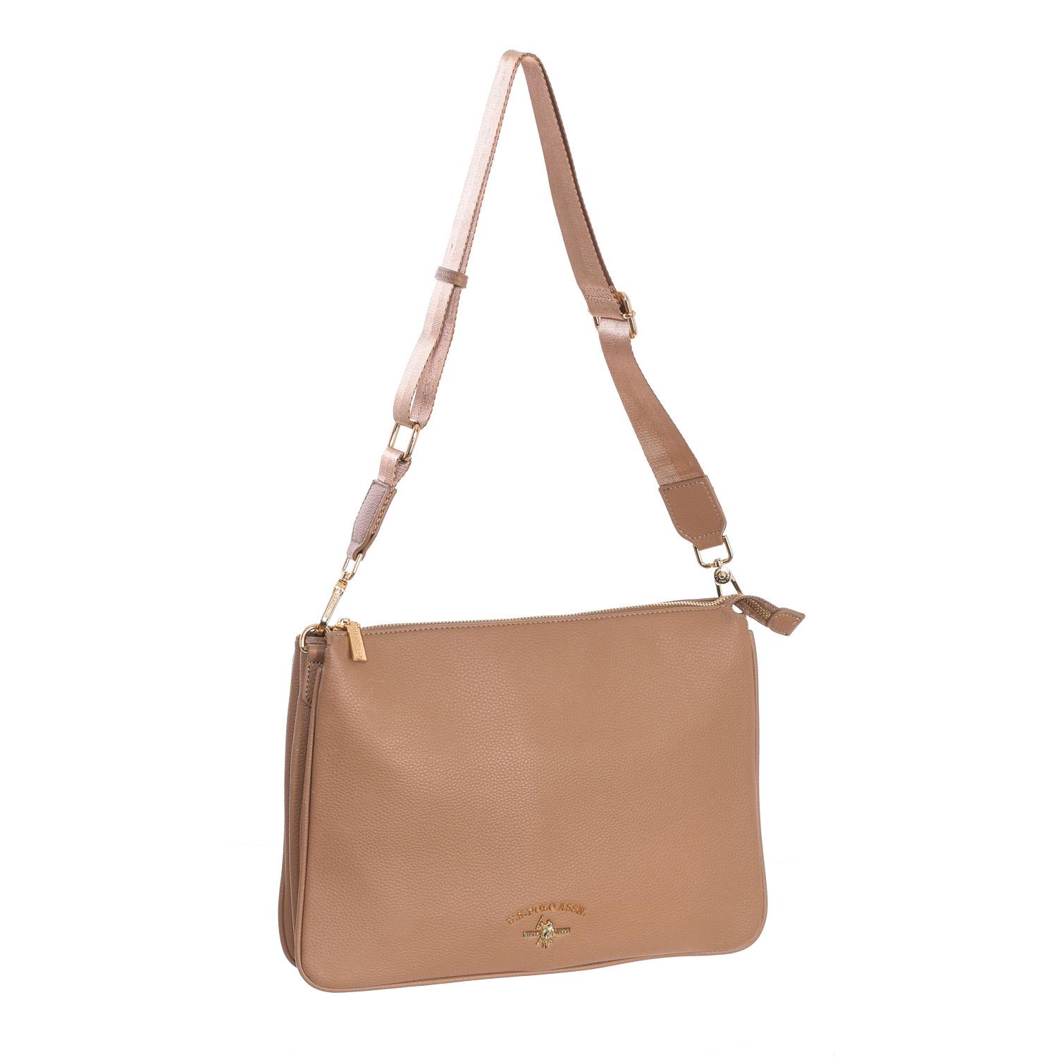 U.S. Polo Assn. Bolso crossbody BEUSS5487WVP mujer TU beige