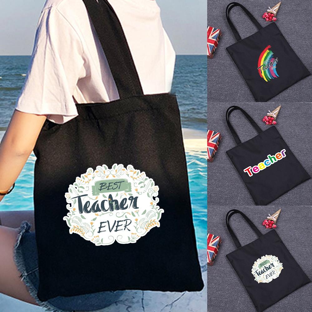 Aidegou19 Tassen voor Dames Shoppers Boodschappentas Schoudertas Leraar Anime Print Shopper Handtassen Eco Opbergtassen Tote Bag Esthetisch 24*26cm