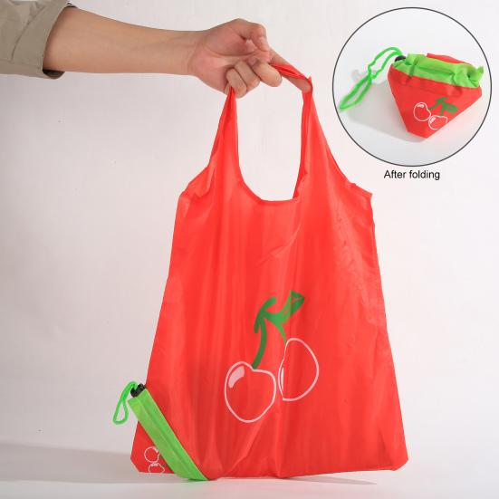 Hercules Fruitvorm Herbruikbare boodschappentas Draagbaar trekkoord Opvouwbaar Zware stof Grote capaciteit Multifunctionele boodschappentas Tote handtas Little Flower
