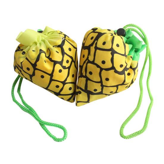 Hercules Ananas Bloem Boodschappentas Opvouwbare Groente Opbergtas Dames Handtas geel