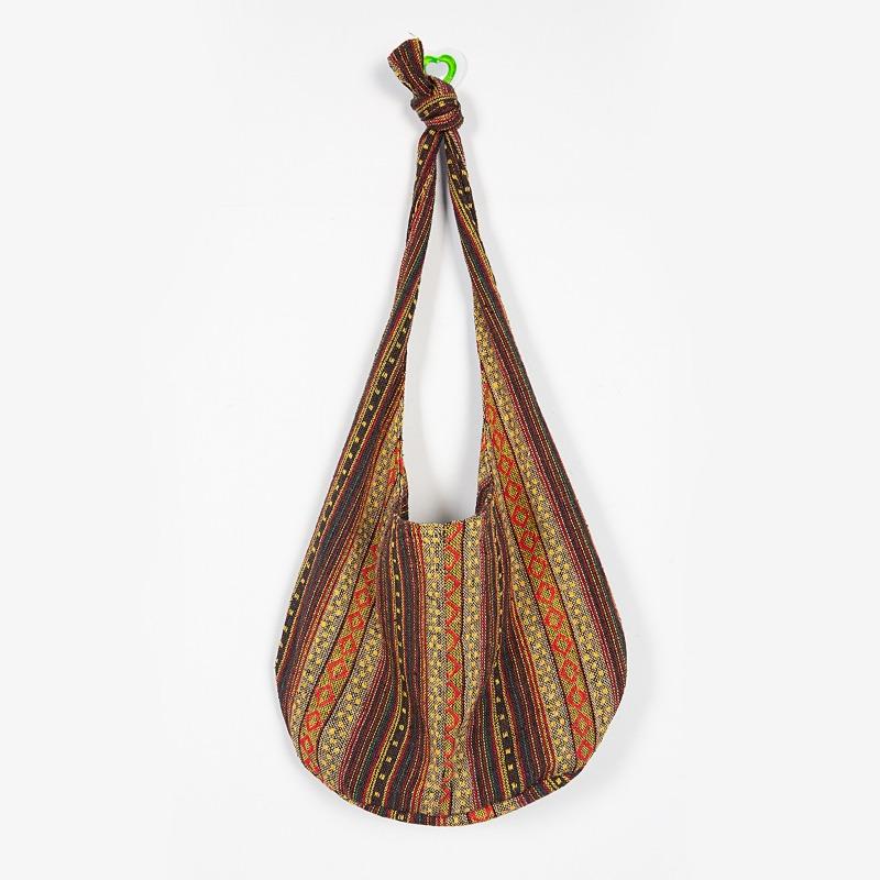 VIA ROMA Vintage tas Dames schoudertas Jacquard Casual damestas One Size