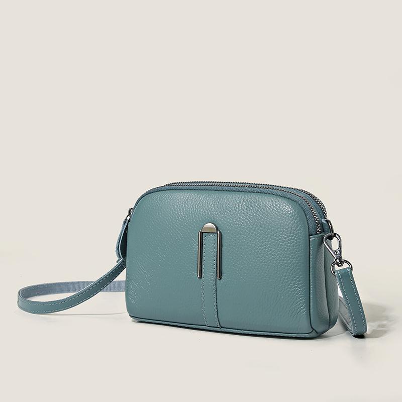 Leather bag Echte leren tas Luxe dames crossbody tas voor dames Vrouwelijke effen kleur Clutch telefoontassen Schoudertas Messenger bag