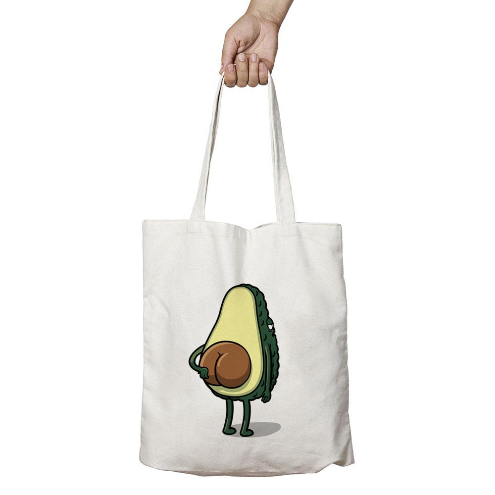 Aidegou17 Schattige Sport Love Avocado Print Herbruikbare Boodschappentas Vrouwen Canvas Tote Tassen Bedrukking Eco Tas Cartoon Shopper Schouder Boekentassen 24*26cm