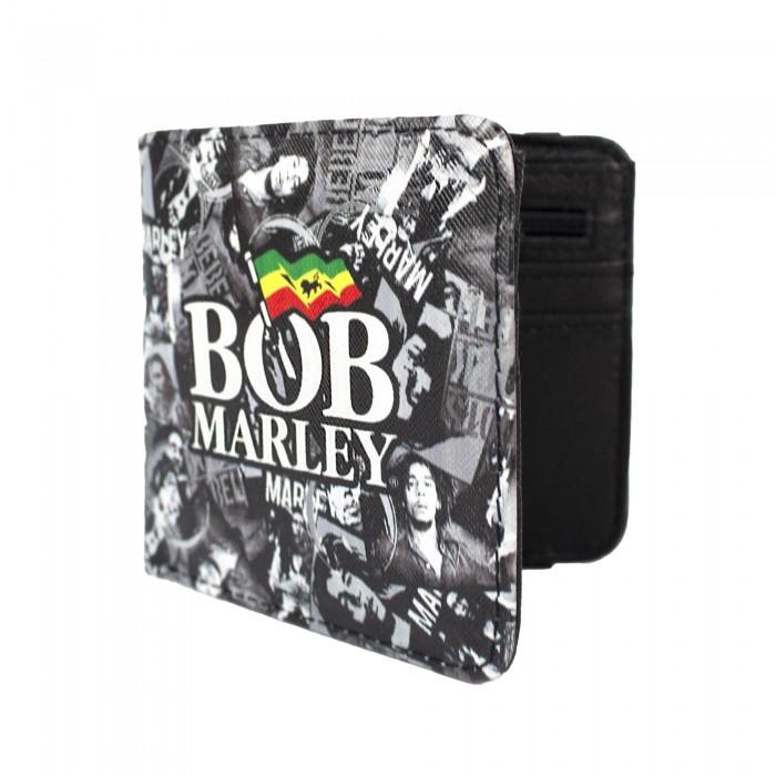 RockSax Collage Bob Marley-portemonnee One Size wit/zwart