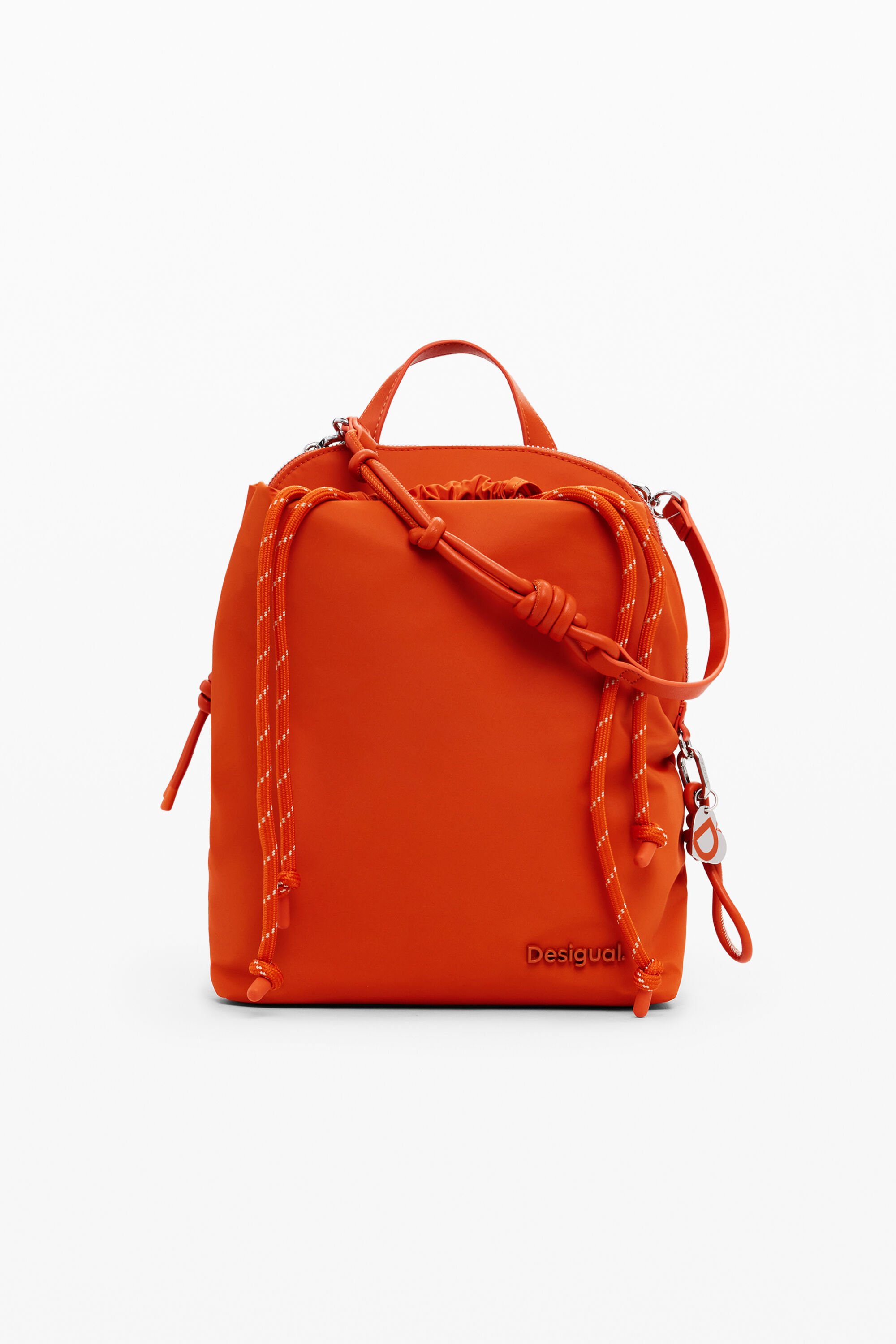 Desigual Middelgrote gewatteerde rugzak - ORANGE