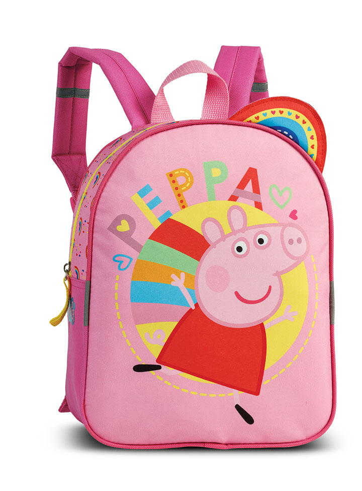 Fabrizio Peppa Pig Kinder Rugzak Roze Rainbow