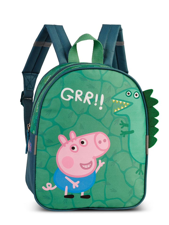 Fabrizio Peppa Pig Kinder Rugzak Groen GRR!!