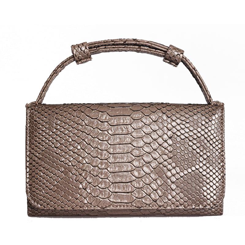 Leather bag Dames PU Clutch Bag Slangenpatroon Tote Bag Struisvogelpatroon Sky Clutch Design Schouder Crossbody Tas