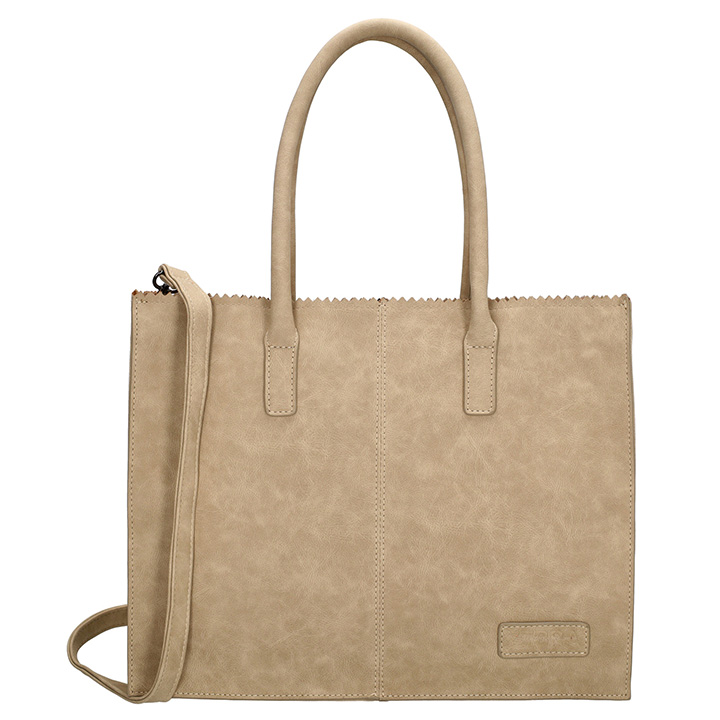 Zebra Trends Handtas Natural Bag Lisa Taupe