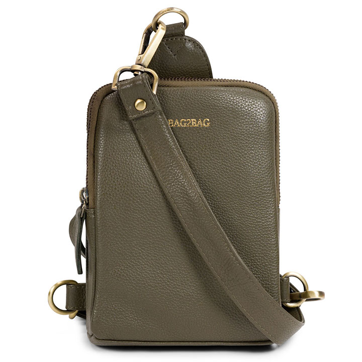 Bag2Bag Crossbody Bag Bodo Olijf