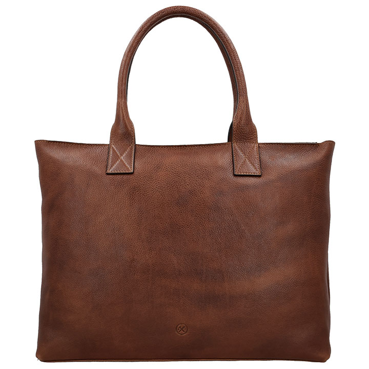 Hide & Stitches Handtas L Discover Bruin