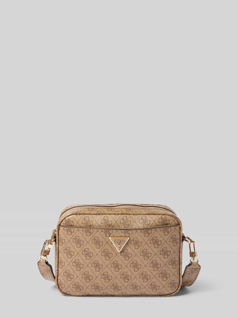 Guess Schoudertas met labelapplicatie, model 'MERIDIAN'