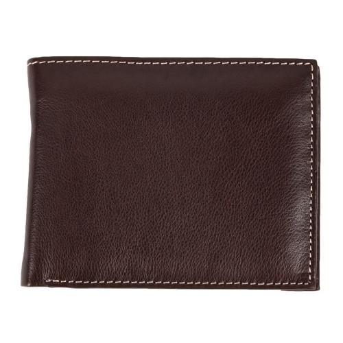 Eastern Counties Leather Eastern Counties lederen heren Mark driebladige portemonnee met muntzakje One Size Vloot