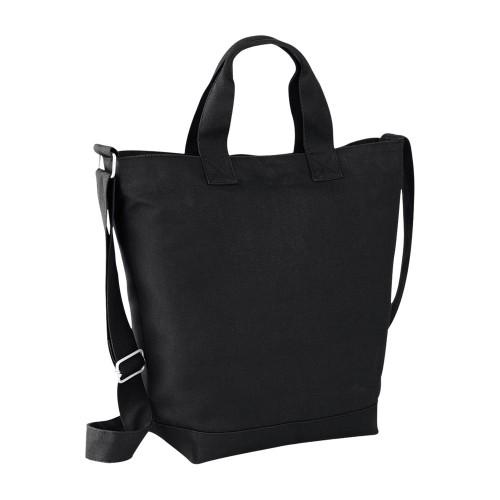 BagBase Canvas Shopper Bag One Size lichtgrijze kleur